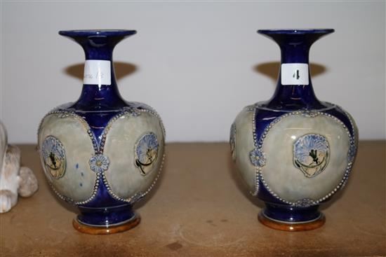 Pair of Doulton vases